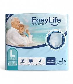 ایزی لایف پوشینه کامل بزرگسال بزرگ (10 عدد)